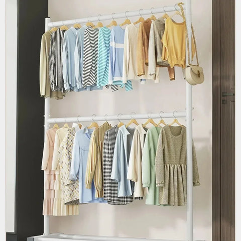 Movable Clothes Drying Rack