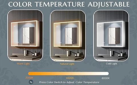 Touch LED Mirror Storage Cabinet