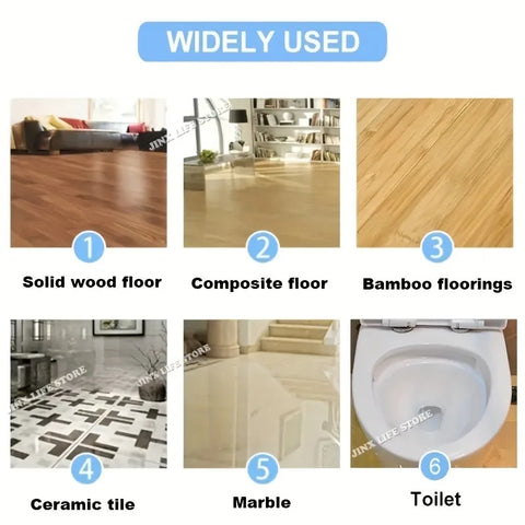 60PCS/Set Mopping Floor Toilet Cleaning Sheets