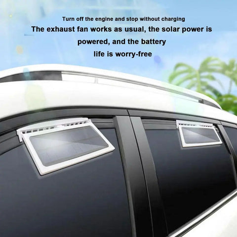 Solar Powered Car Window Fan