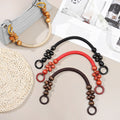 Wooden Bead Rope Bag Strap
