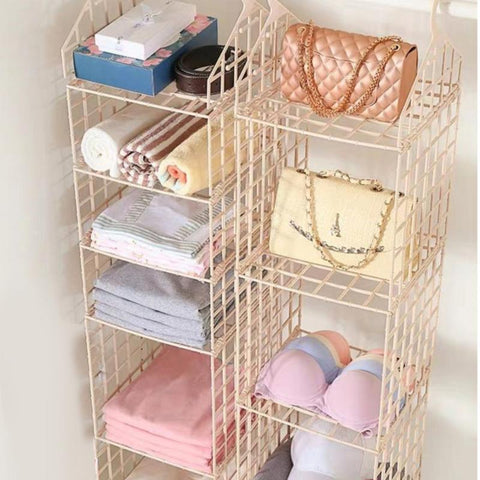 Multilayer Hanging Clothes Shelves