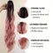 22Inch Long Ombre Pony Tail Clip