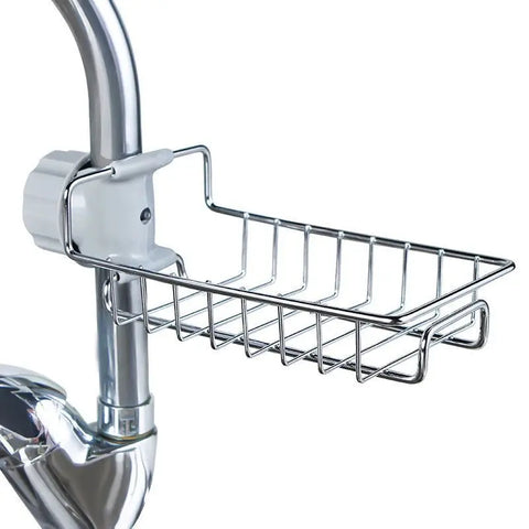 Stainless Steel Kitchen Faucet Sponge Rack