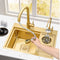 Hidden Gold Kitchen Sink