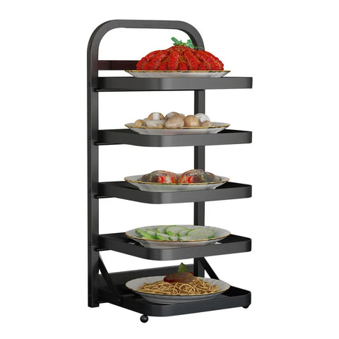Kitchen Foldable Side Dish Rack