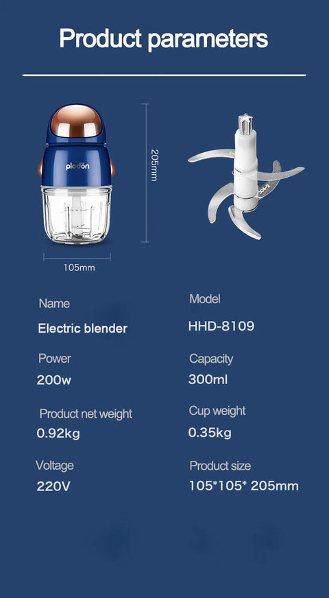 300ml Portable Food Processor
