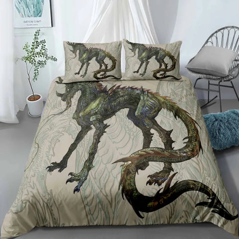 Dragon Duvet Pillow Cover Set