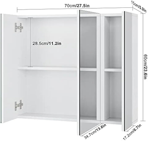 Bathroom Mirror with Storage