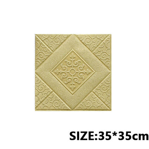 3D Tile Brick Wall Paper