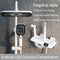 Digital Rainfall Brass Shower