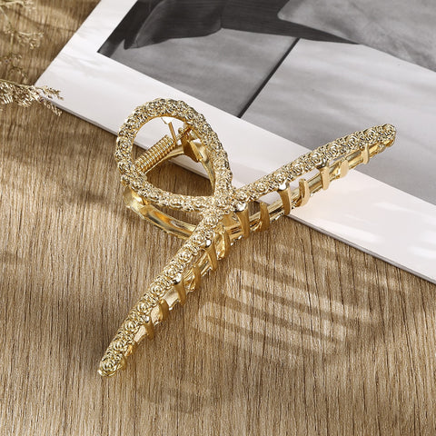 Rhinestone Metal Hair Claw