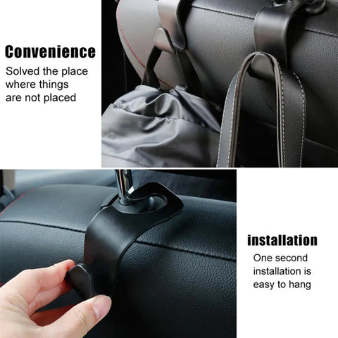 4PCS Universal Car Hooks