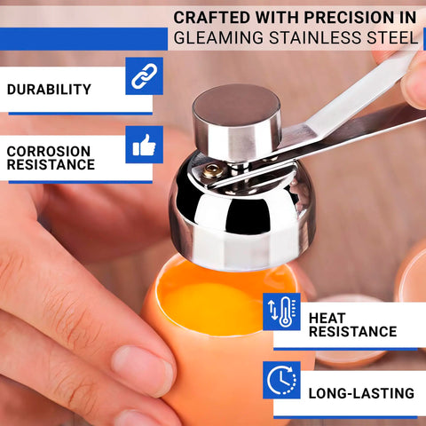 Stainless Steel Egg Cracker