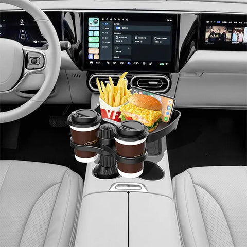 Dual Cup Holder Car Organizer