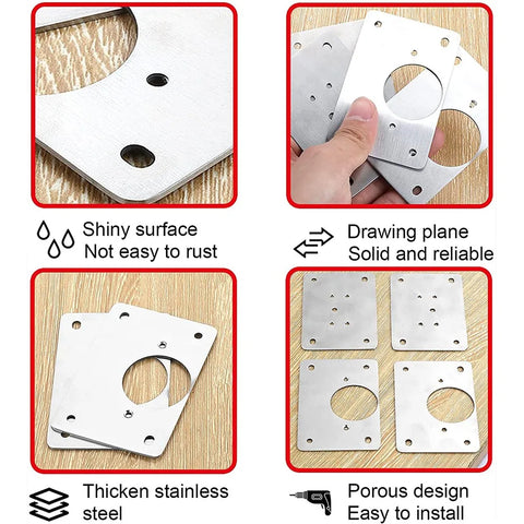 1/2/4/10PCS Hinge Repair Plates