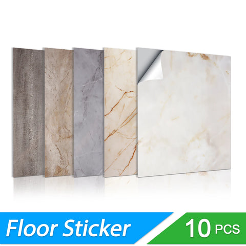 10PCS Self-adhesive Faux Marble Tiles