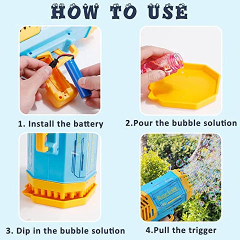 69 Holes Bubbles Machine Gun