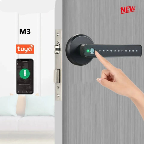 RayKube M3 Smart Fingerprint Door Lock