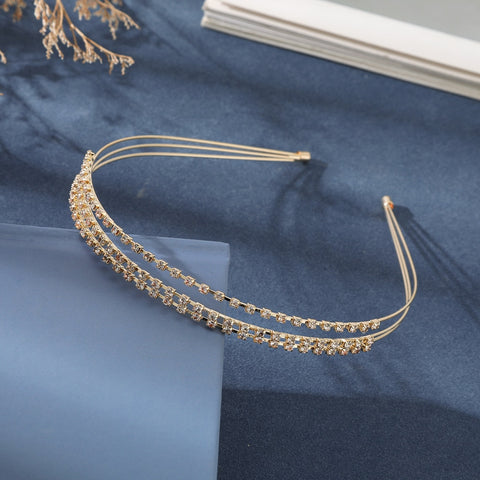 Metal Gold Silver Headband