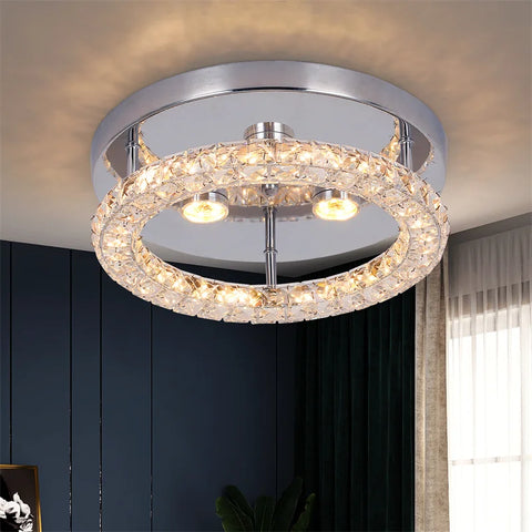 AstraGlow Crystal Chandelier