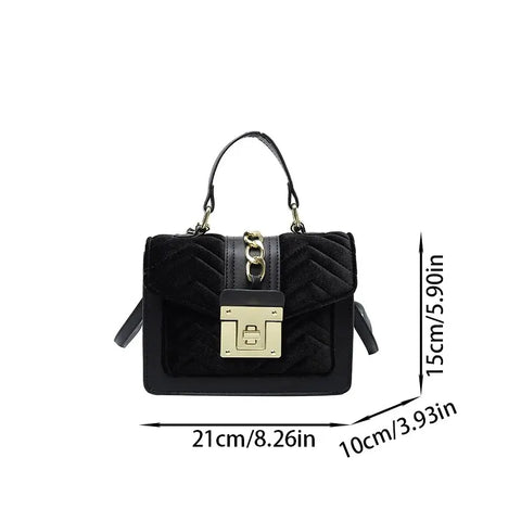Velvet Aura: The Petite Square Ensemble