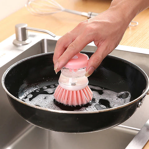 Soap Dispensing Brush