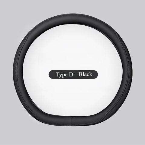 Leather Steering Wheel Cover