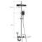 Digital Rainfall Brass Shower