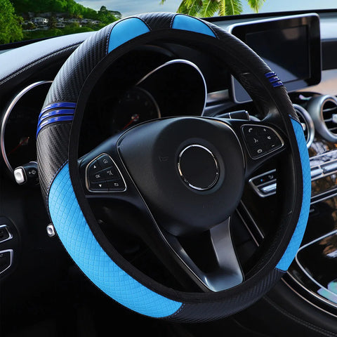 PU Leather Steering Wheel Cover