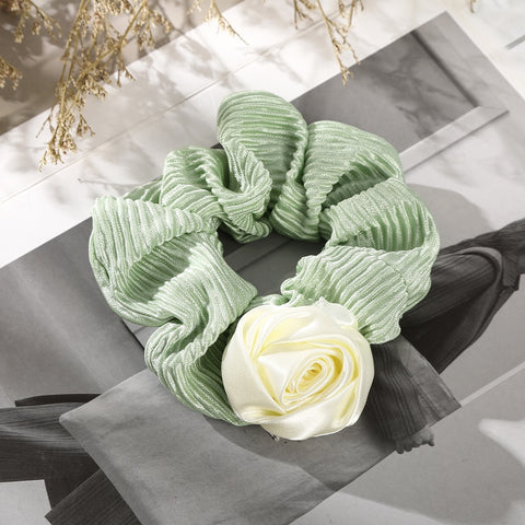 Flower Butterfly Elastic Hair Tie Scrunchie