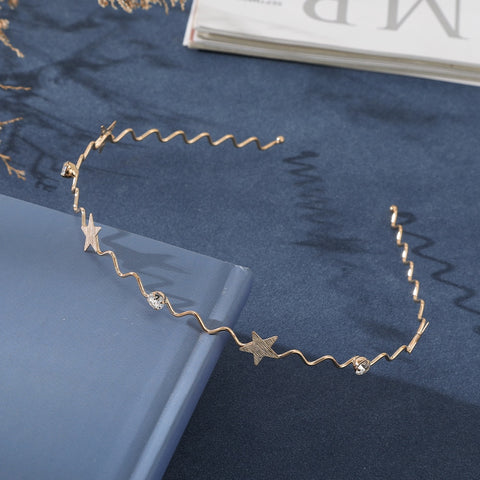 Metal Gold Silver Headband