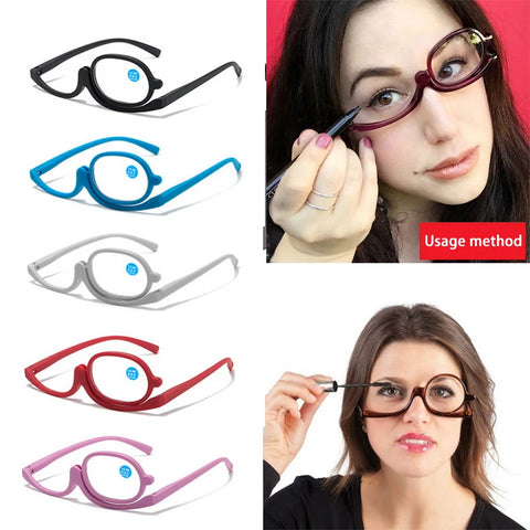 Rotating Makeup Reading Glasses