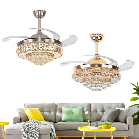 Krysolis Crystal Ceiling Fan