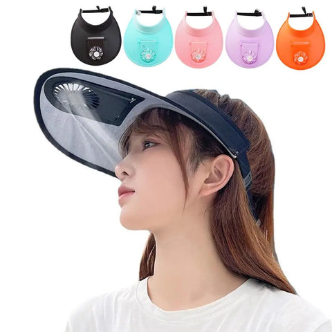 Summer Cooling Fan Hat