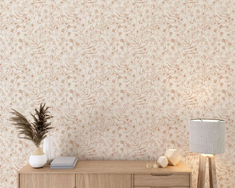 Wild Meadow Botanical Wallpaper