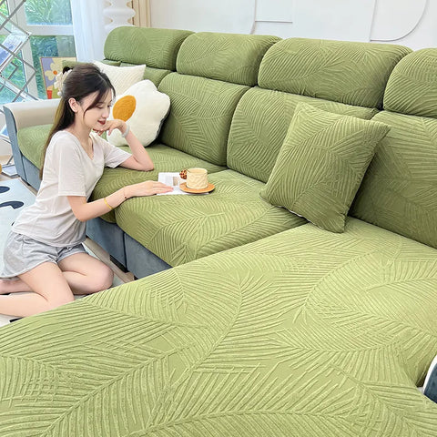 Waterproof Leaves Sofa Cover