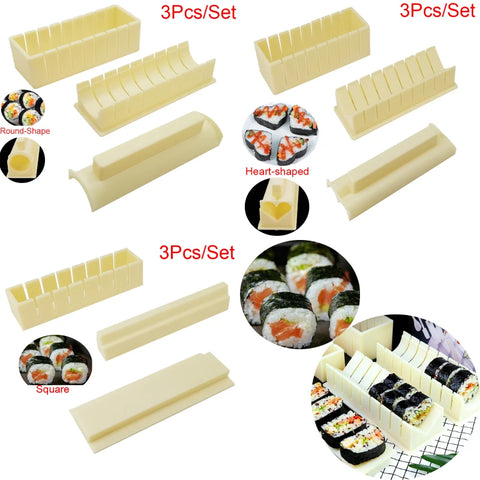 Heart/Round/Square Sushi Maker