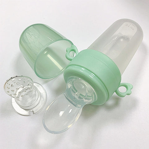 2-In-1 Baby Feeding Bottle Spoon Fruit Pacifier