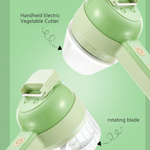 Multifunctional Handheld Slicer Brush Chopper Set