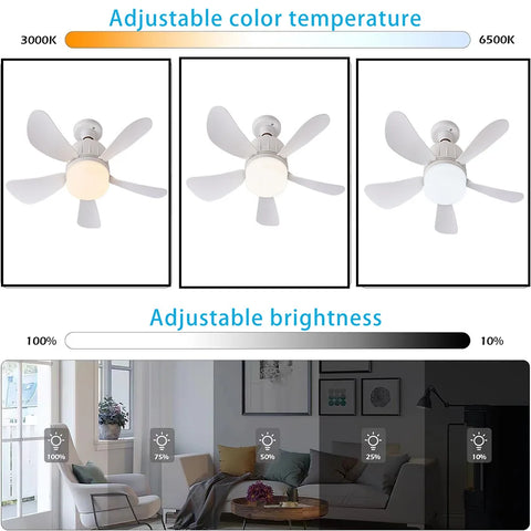 2-In-1 Wireless Fan Light