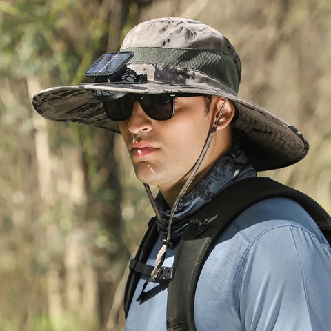 Summer Outdoor Fan Cooling Hat