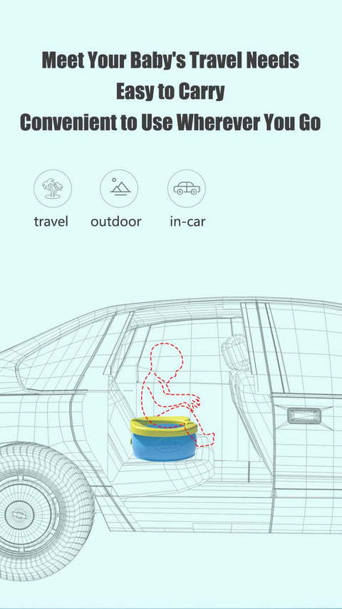 Folding Travel Baby Toilet