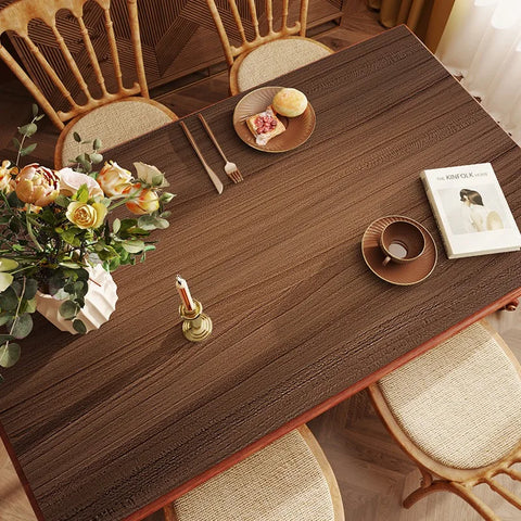 Woodland Essence: Waterproof PVC Dining Table Mats