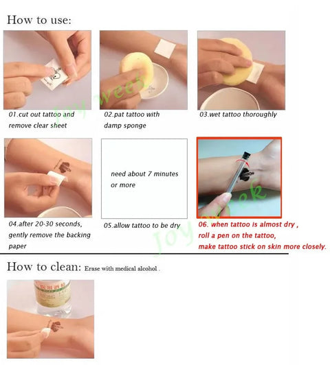 Waterproof Temporary Mini Tattoo