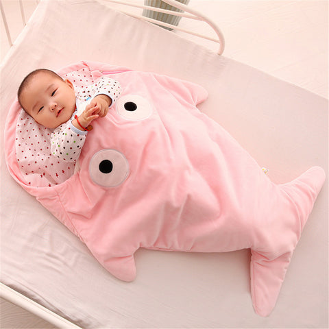 Baby Shark Wrap Sleeping Blanket
