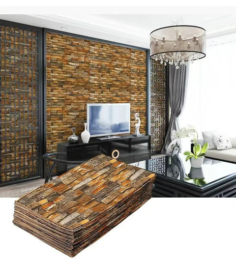3/5/10m Self-adhesive Foam 3D Wall Paper