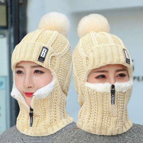 Wool Knitted Winter Hat