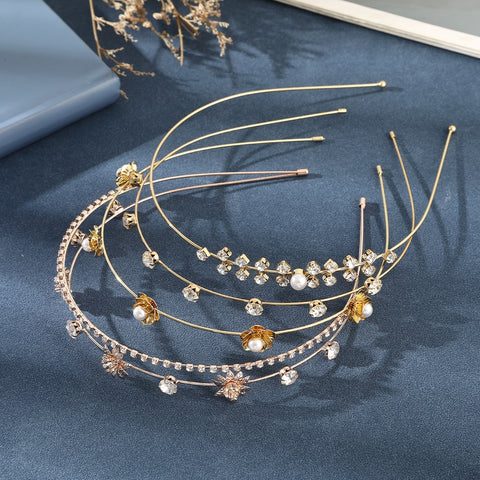 Metal Gold Silver Headband