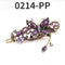 Exquisite Peacock Flower Crystal Hair Pin